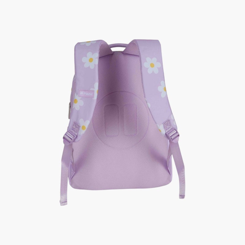 PAUSE Printed Purple Backpack for Kids - Image 3